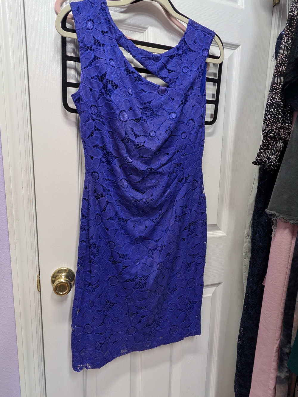 Connected Apparel Royal Blue Asymmetric